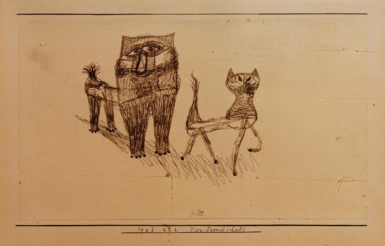 Animal Friendship by Paul Klee