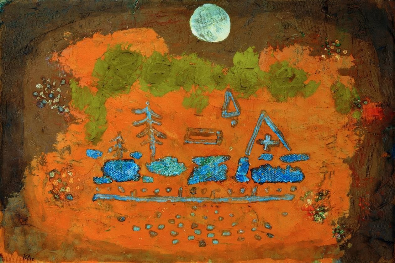 Full Moon Sacrifice by Paul Klee