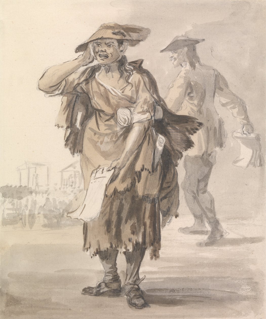 London Cries - Last Dying Speech and Confession by Paul Sandby