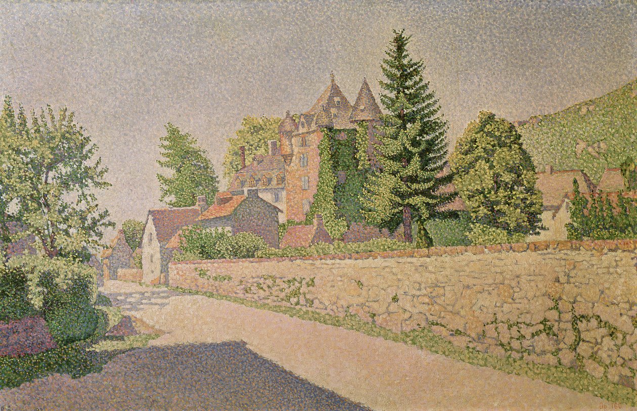 Chateau de Comblat, c.1887 by Paul Signac
