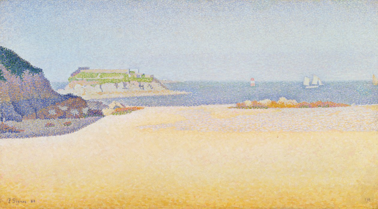 Ile la Comtesse, Pontrieux by Paul Signac
