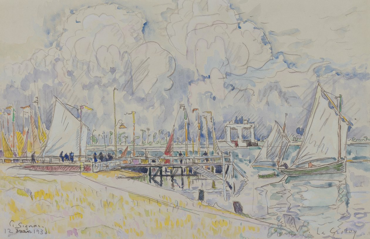 Le Crotoy by Paul Signac