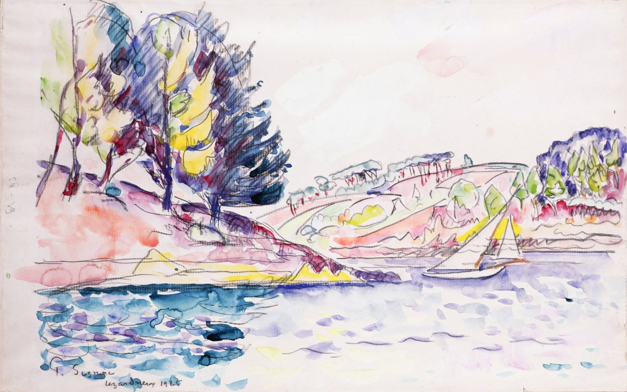 Lezardrieux, 1925 by Paul Signac