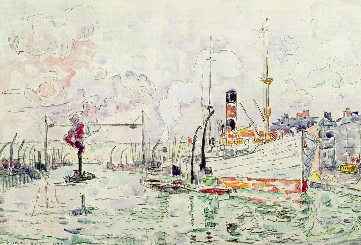 Rouen, 1924 by Paul Signac