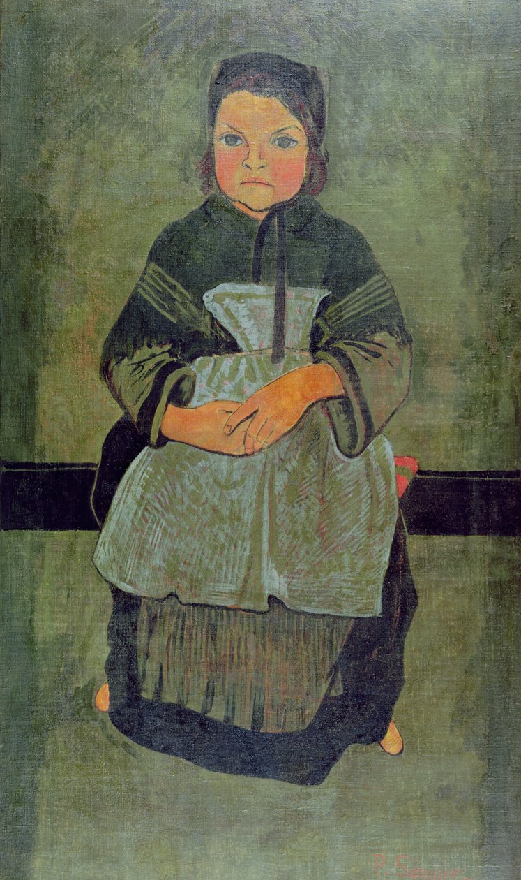Seated Breton Child by Paul Sérusier