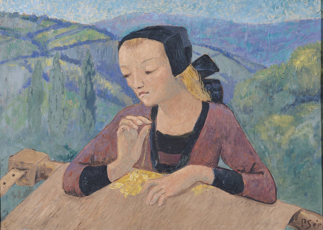 The Embroideress by Paul Sérusier
