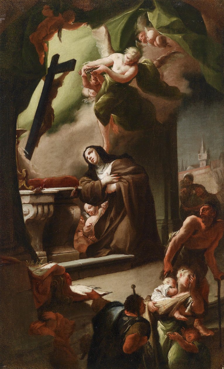 The Vision of Saint Elizabeth of Thuringia by Paul Troger