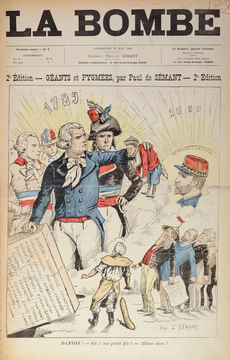 The Giants of the 1789 Revolution before the Pygmies of the 1889 Republic, front cover of 