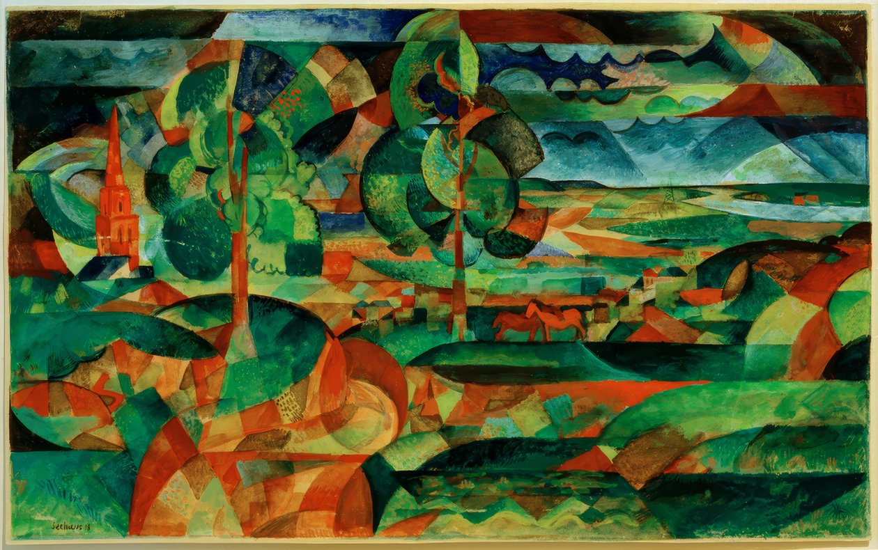 View into the Plain by Paul Adolf Seehaus