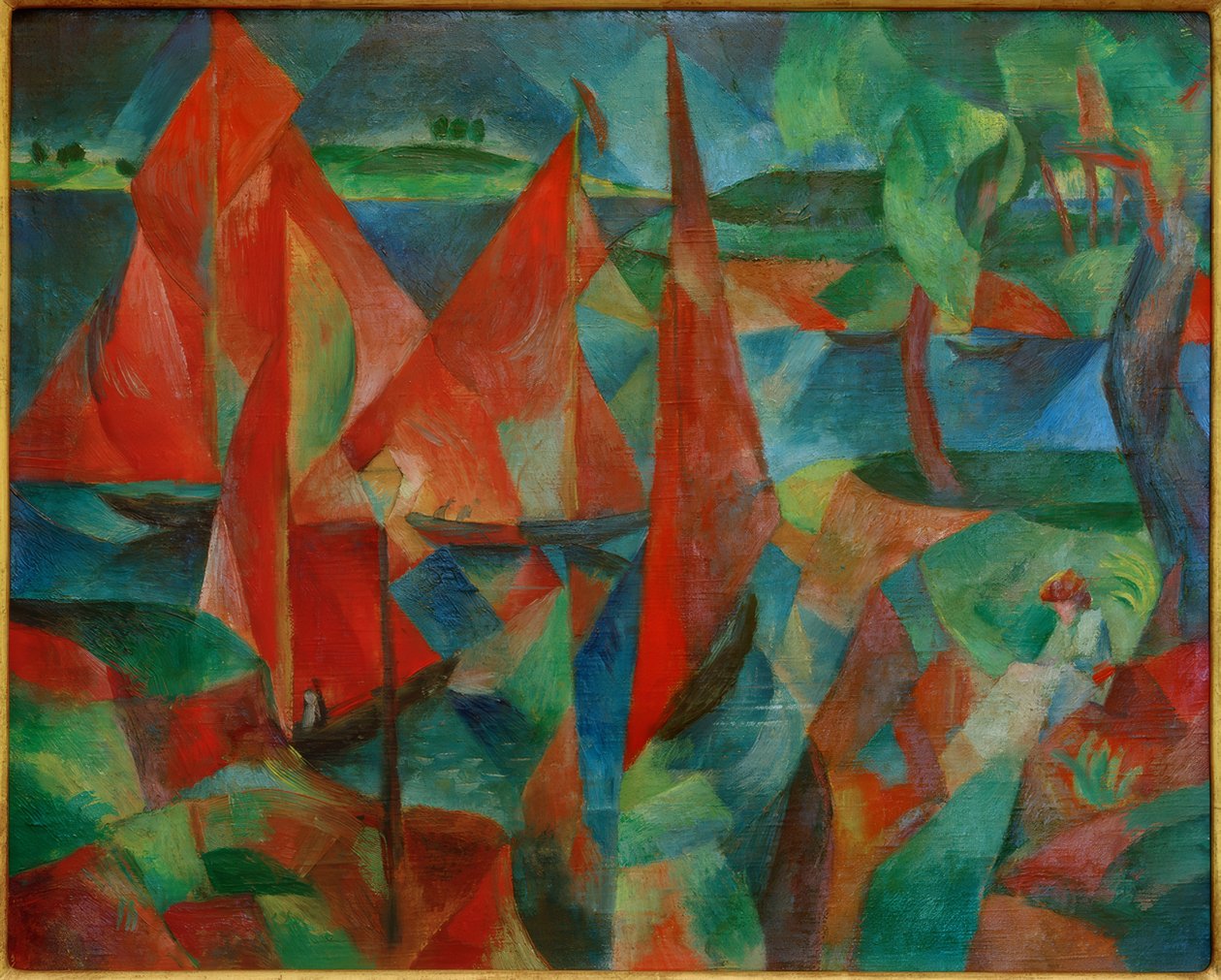 The Red Sails by Paul Adolf Seehaus