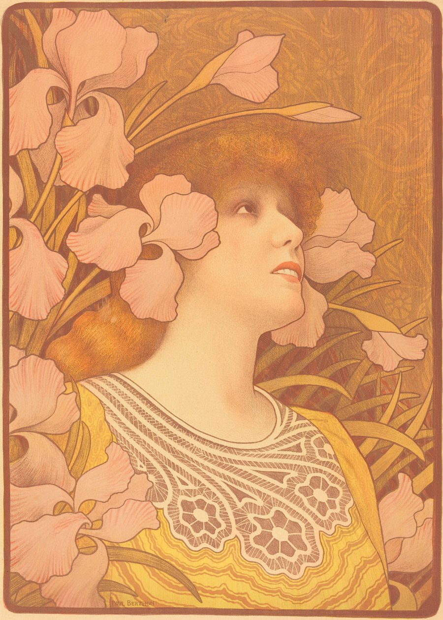 Sarah Bernhardt as Melisande by Paul Berthon