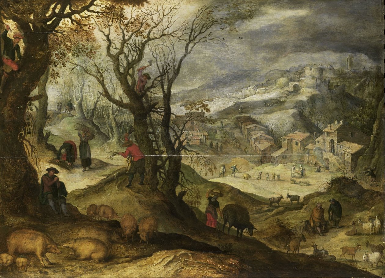 Winter Landscape by Paul Bril (copy after)