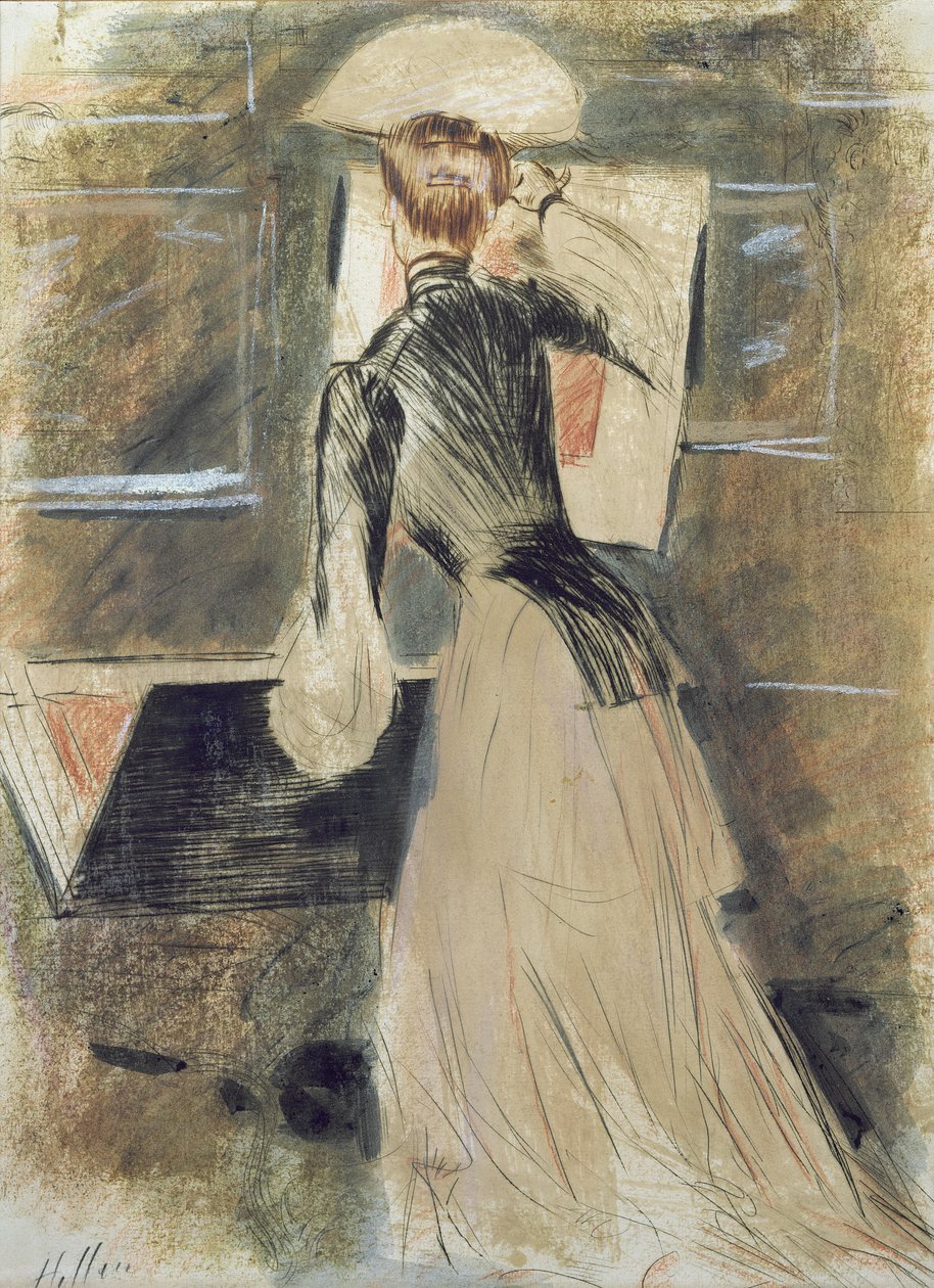 Madeleine Carlier by Paul Cesar Helleu