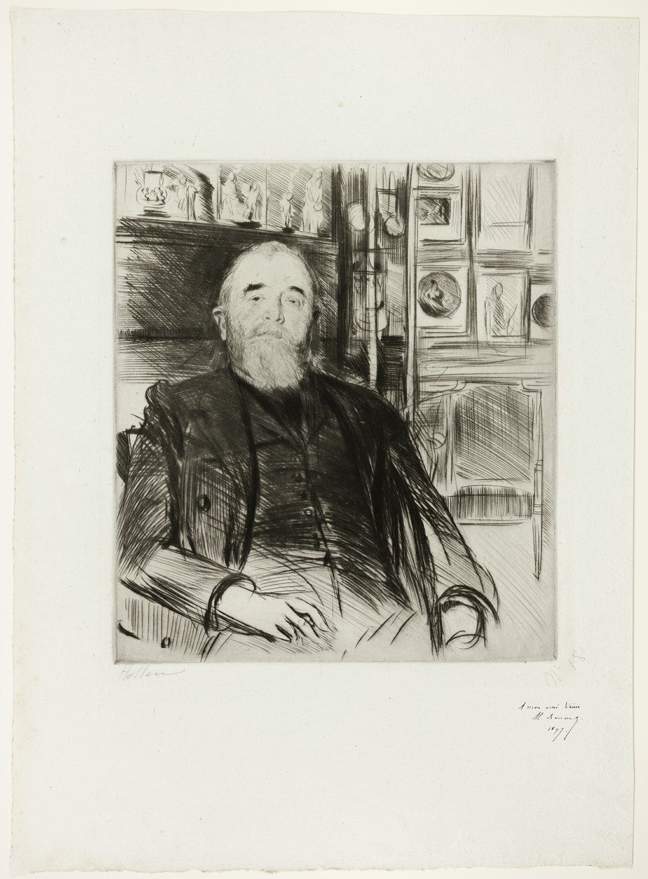 Portrait of Alexis Rouart by Paul Cesar Helleu