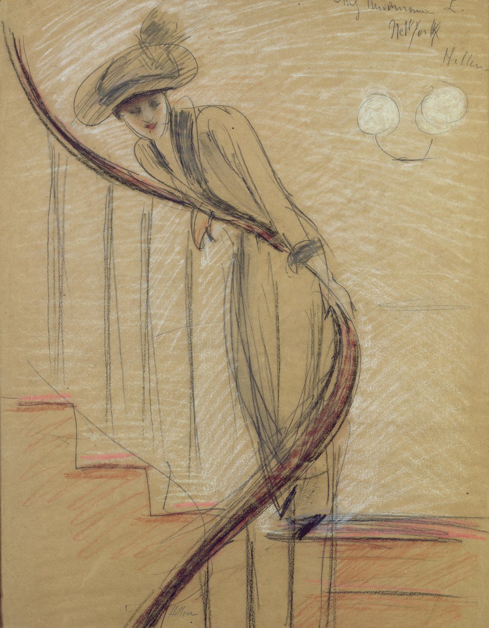 The Staircase by Paul Cesar Helleu