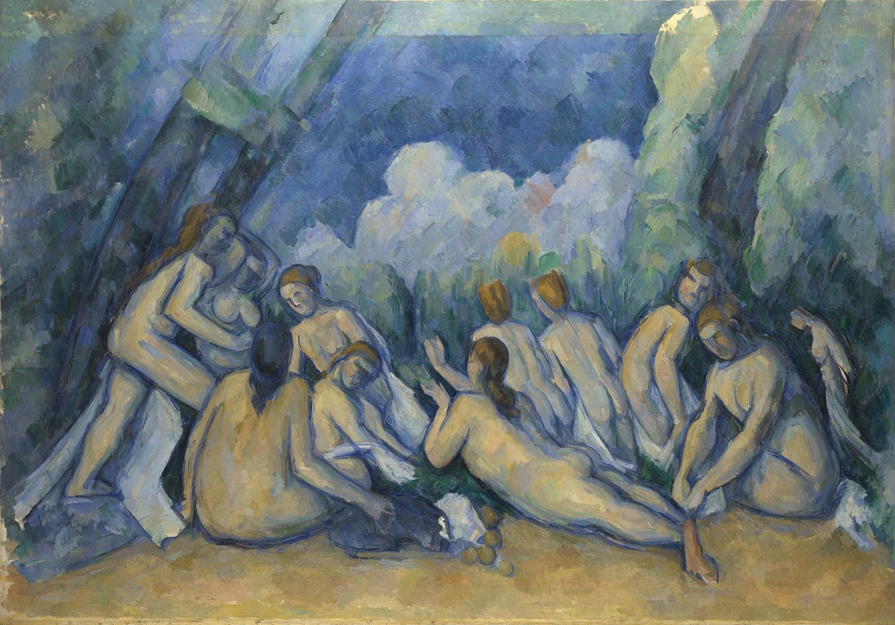 The Large Bathers by Paul Cézanne