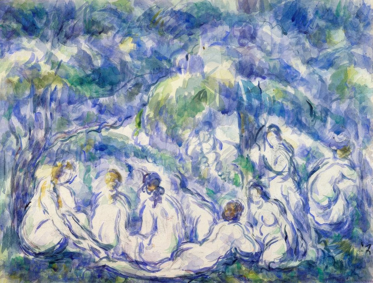 Bathers by Paul Cézanne