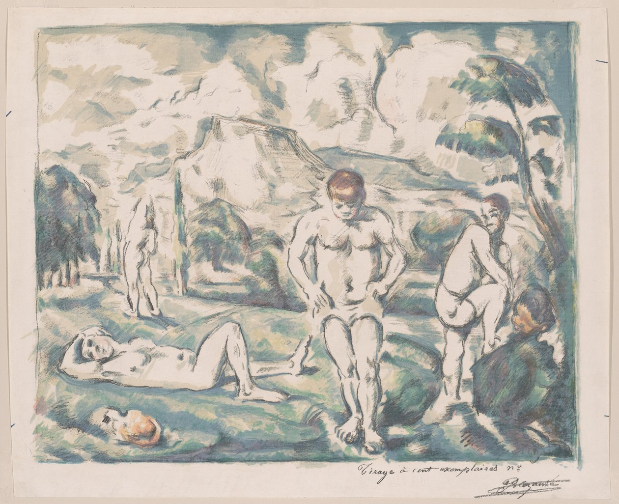 Bathers by Paul Cézanne