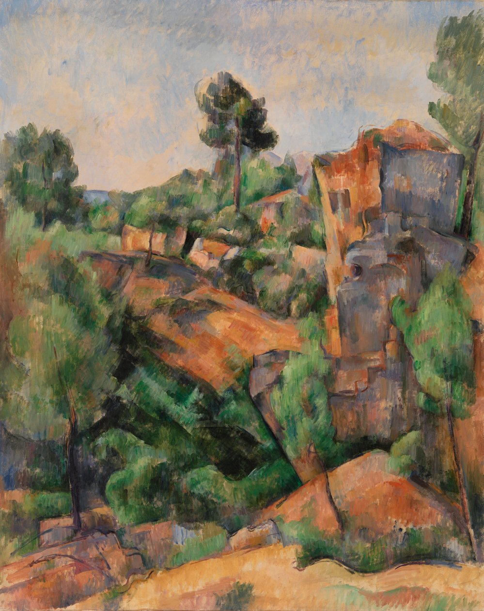 Bibémus Quarry, c. 1895 by Paul Cézanne