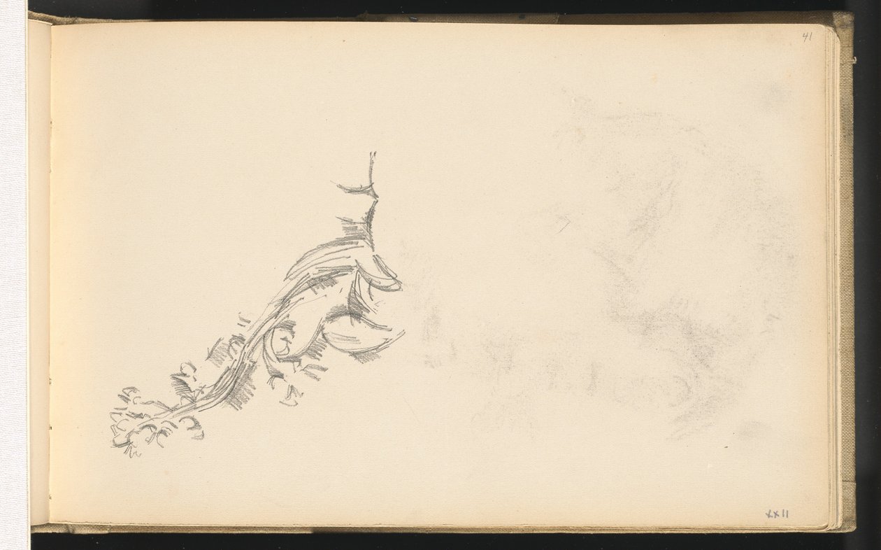 Branch in Flower by Paul Cézanne