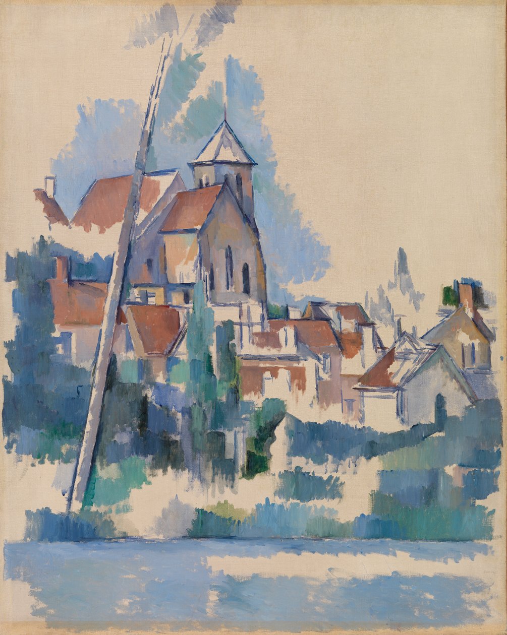 Church at Montigny-sur-Loing by Paul Cézanne