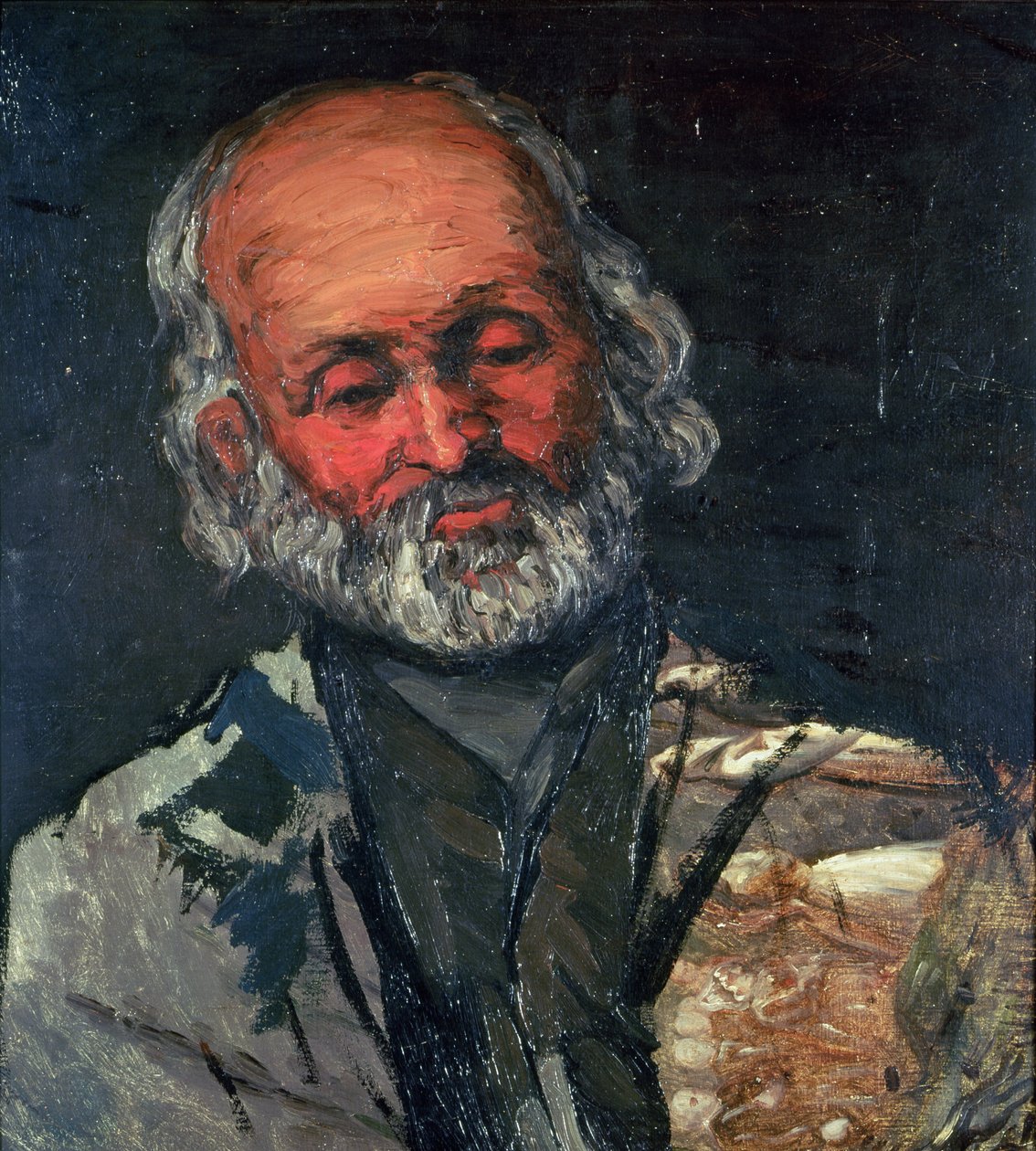 Head of an Old Man, c.1866 by Paul Cézanne