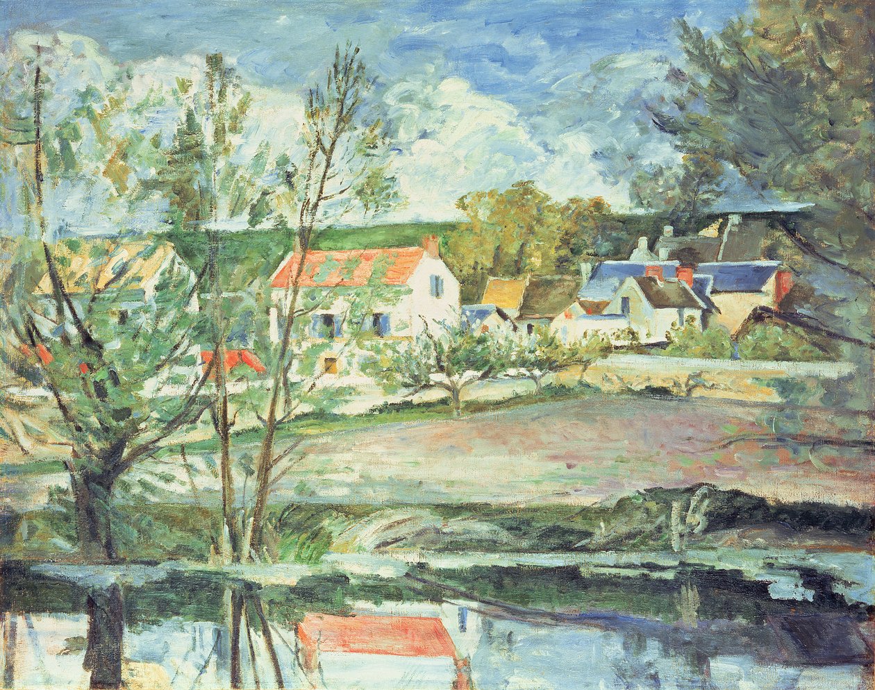 In the Oise Valley by Paul Cézanne