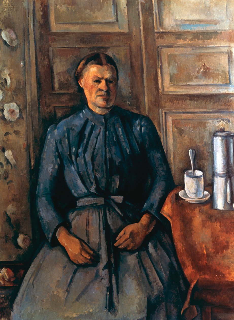 La Femme à la Cafetière by Paul Cézanne