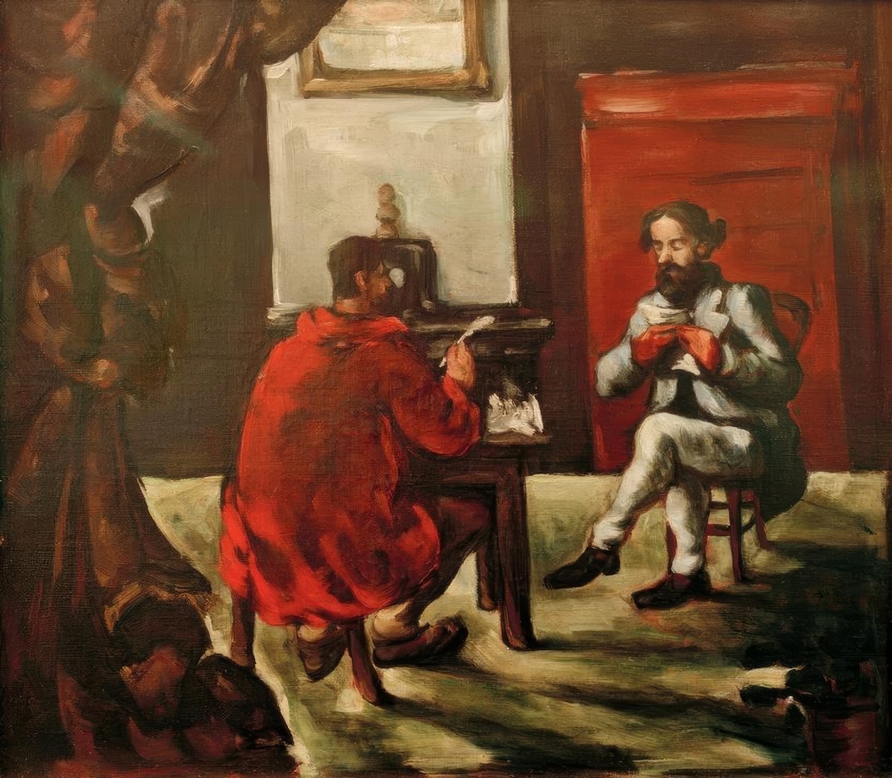 Paul Alexis Reading to Zola by Paul Cézanne