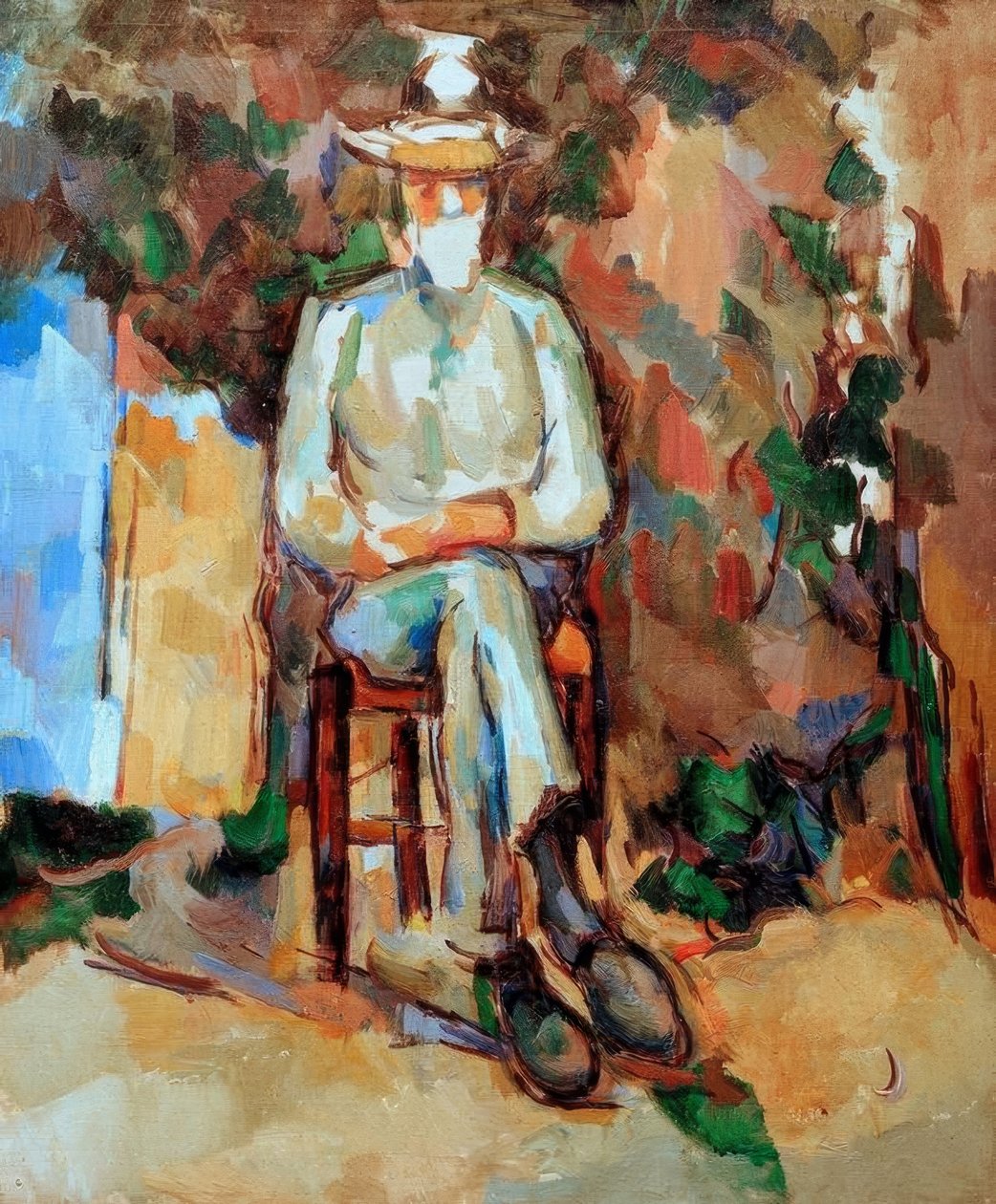 The Gardener Vallier by Paul Cézanne
