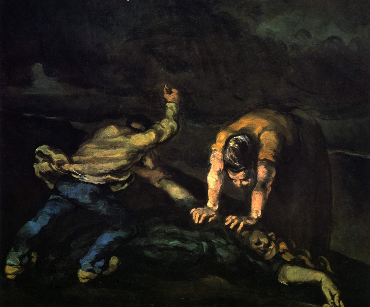 The Murder by Paul Cézanne