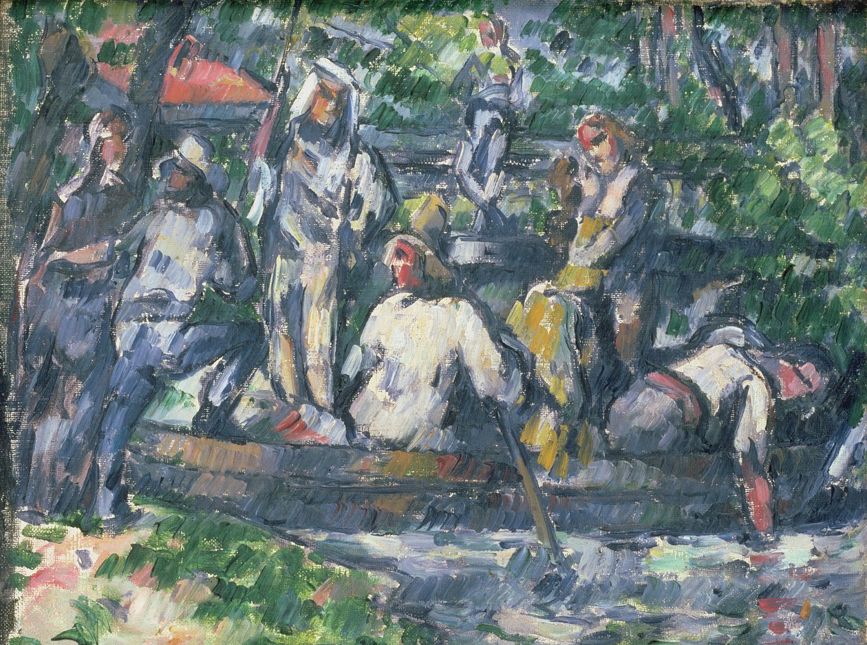 Leaving on the Water by Paul Cézanne