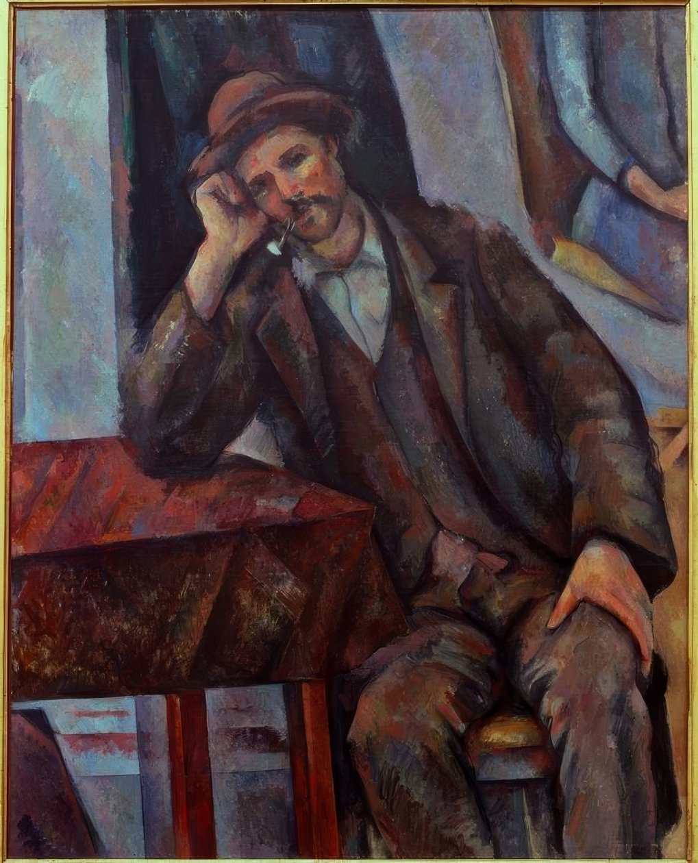 The Man with the Pipe by Paul Cézanne