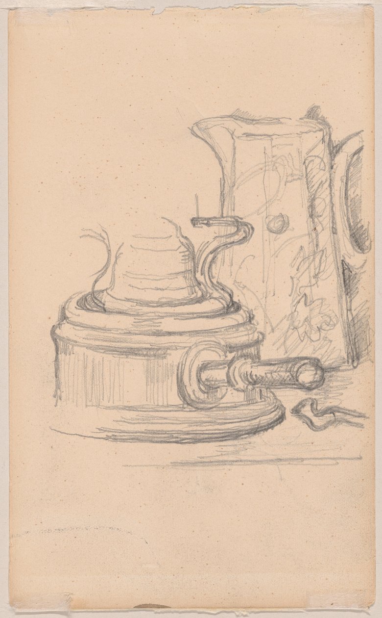 Milk Jug and Spirit Stove by Paul Cézanne
