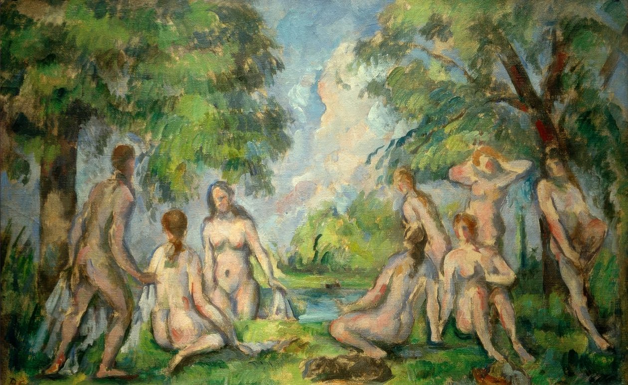 P. Cézanne, Bathers by Paul Cézanne