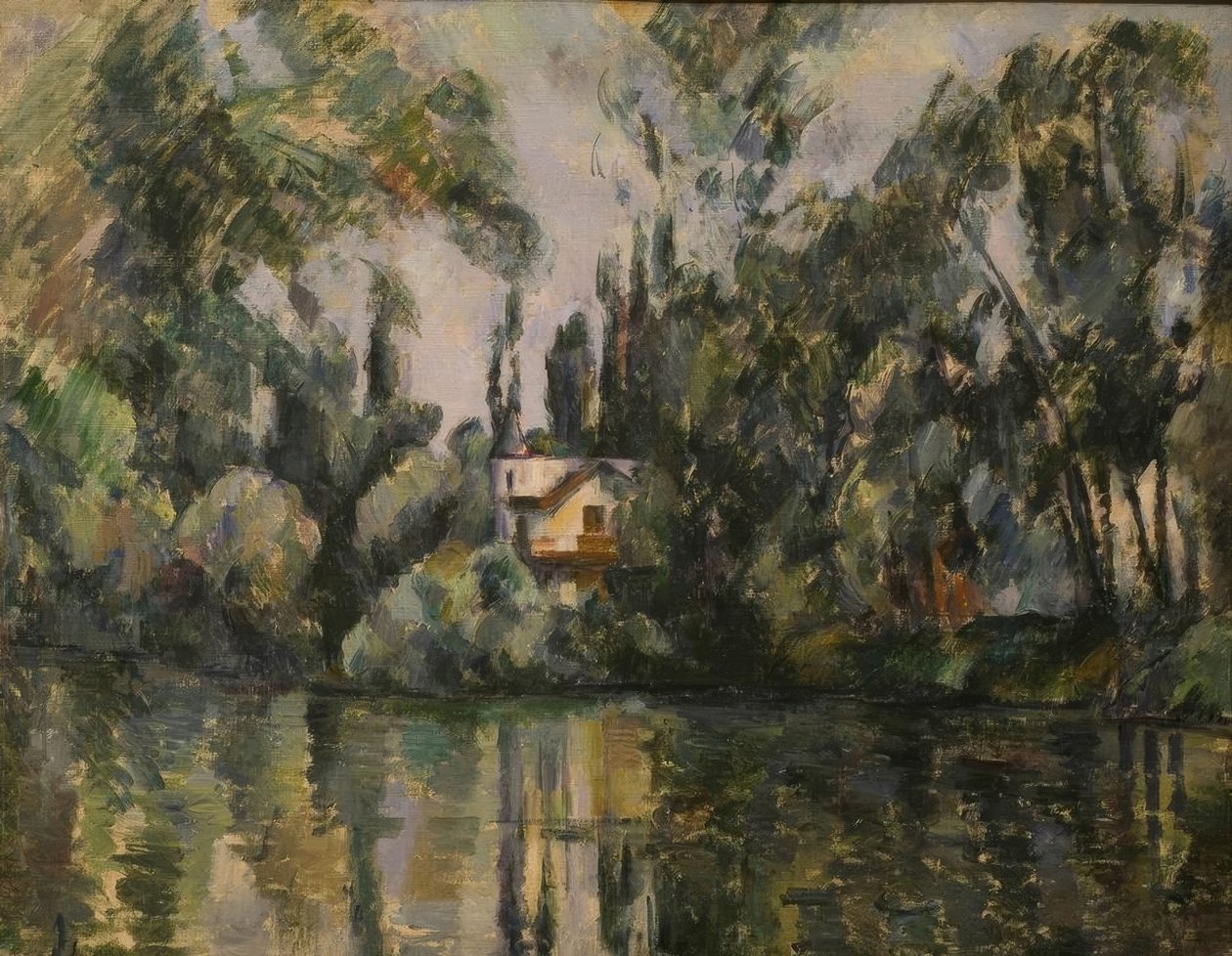 House on the Bank of the Marne by Paul Cézanne
