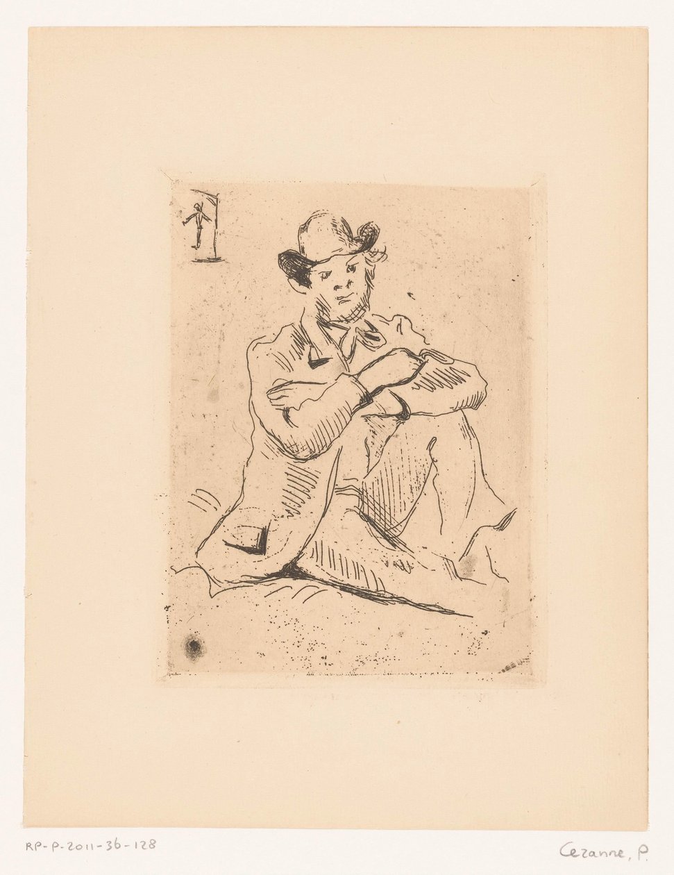 Portrait of Armand Guillaumin by Paul Cézanne