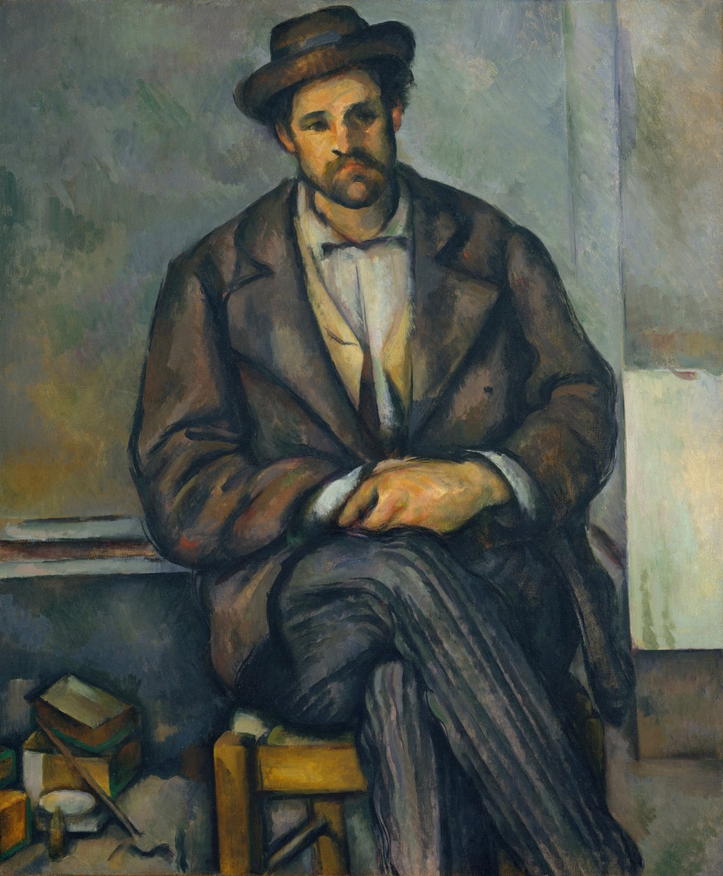Seated Peasant by Paul Cézanne