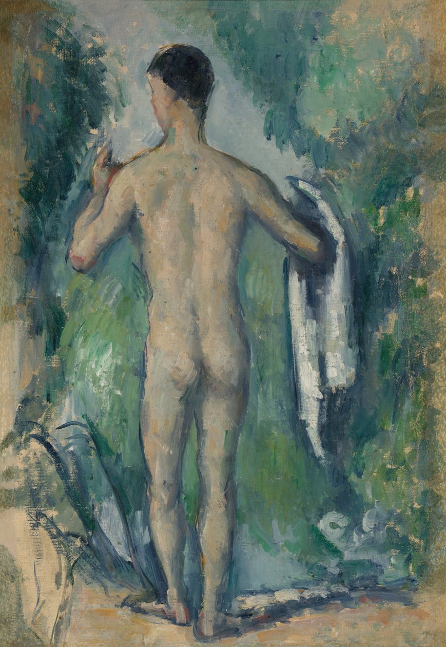 Standing Bather, Seen from the Back by Paul Cézanne