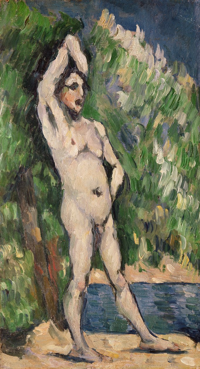 Standing Nude by Paul Cézanne