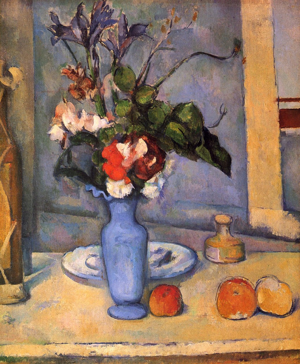 Still Life with Blue Vase by Paul Cézanne