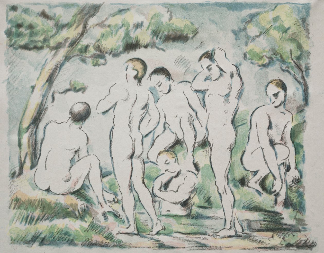 The Bathers by Paul Cézanne