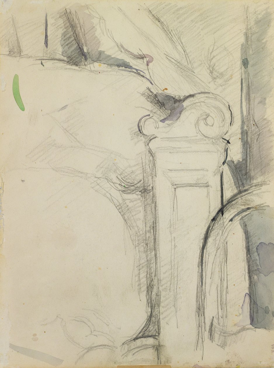 The Bedstead by Paul Cézanne