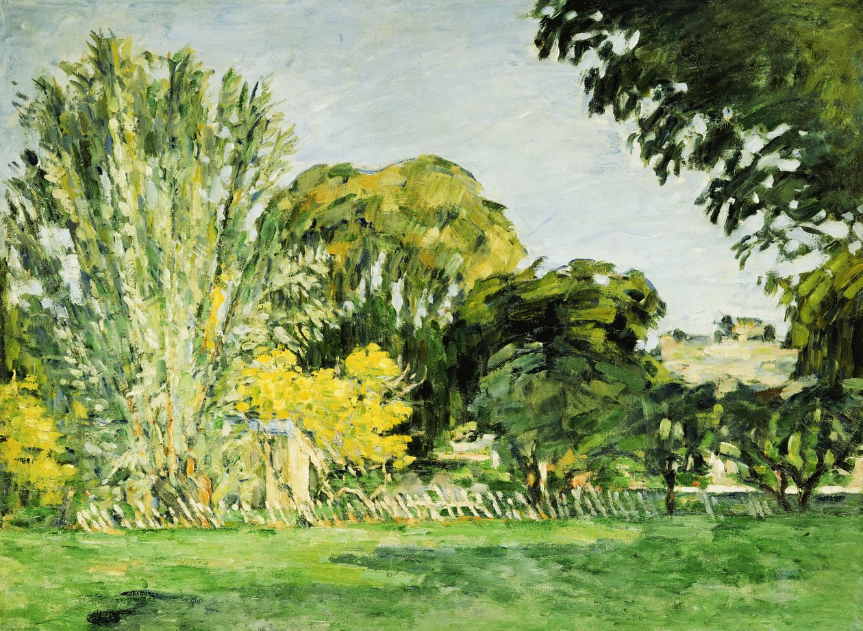 Trees at Jas de Bouffan by Paul Cézanne