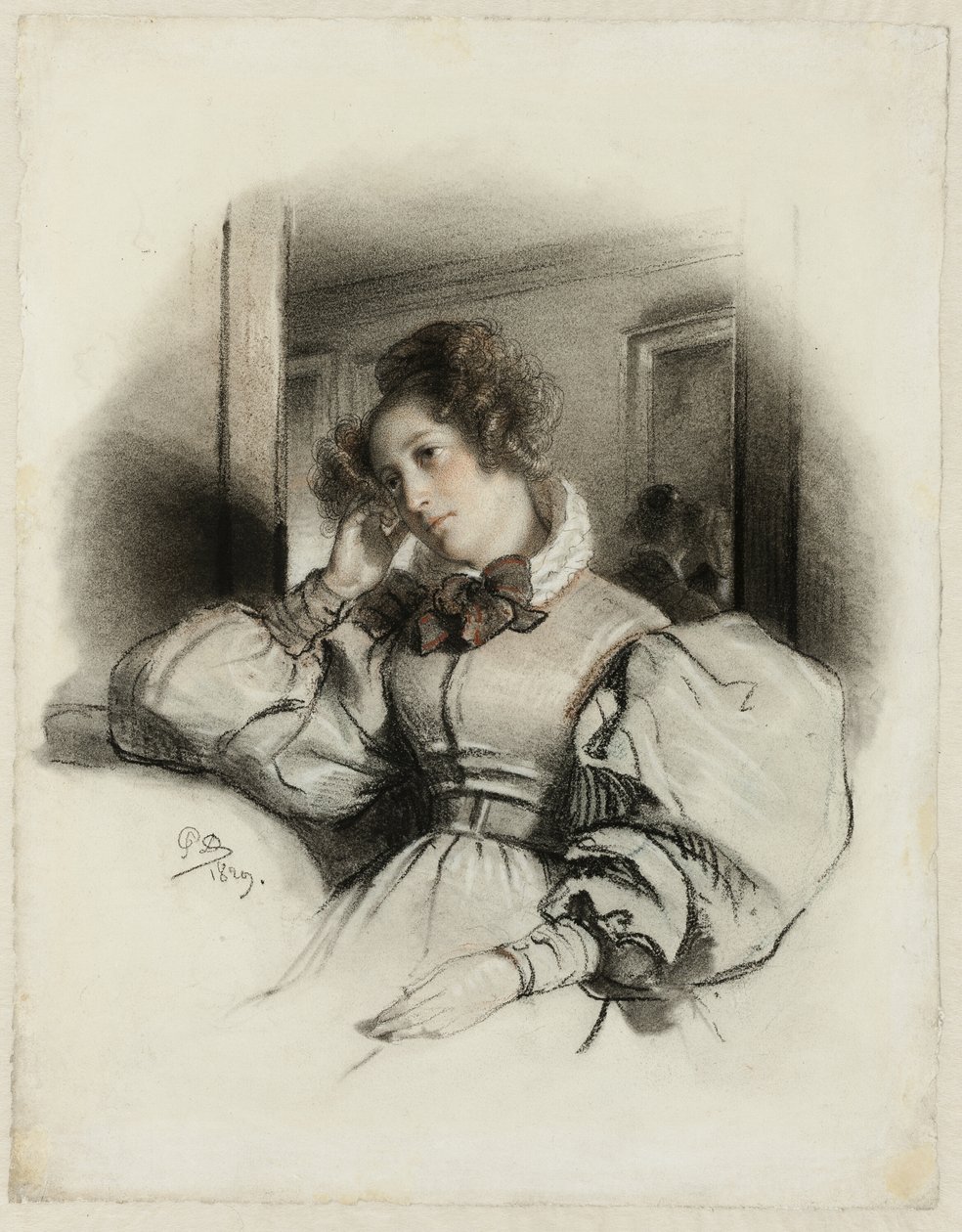 Portrait of Mme. E. D. by Paul Delaroche