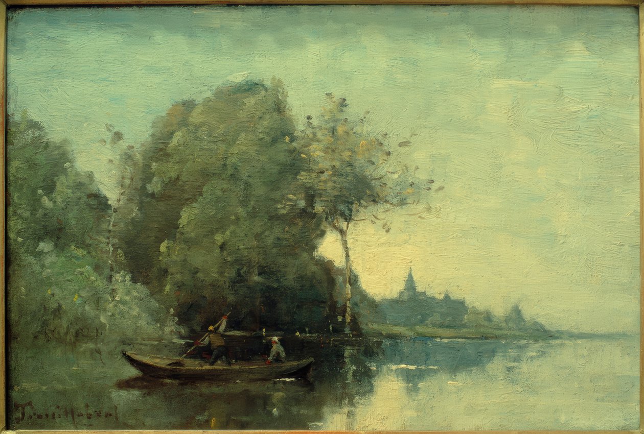 Vienne near Candes by Paul Desire Trouillebert