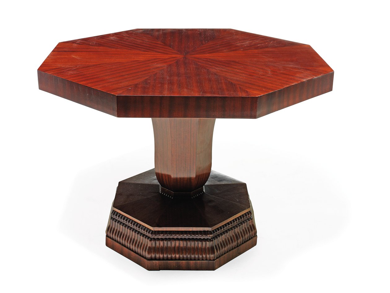 Pedestal table by Paul Follot