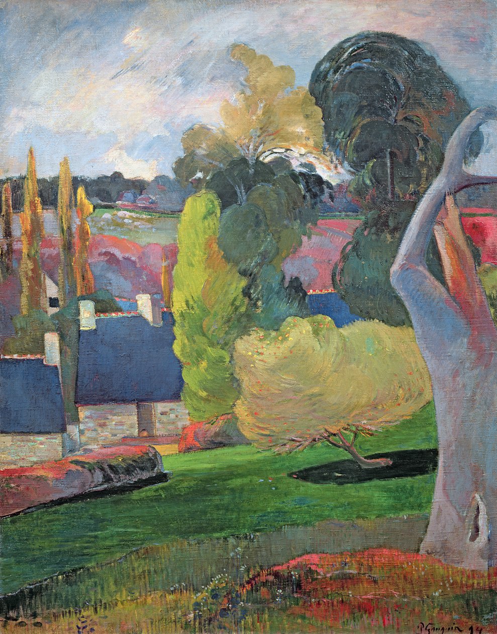 Brittany Landscape by Paul Gauguin