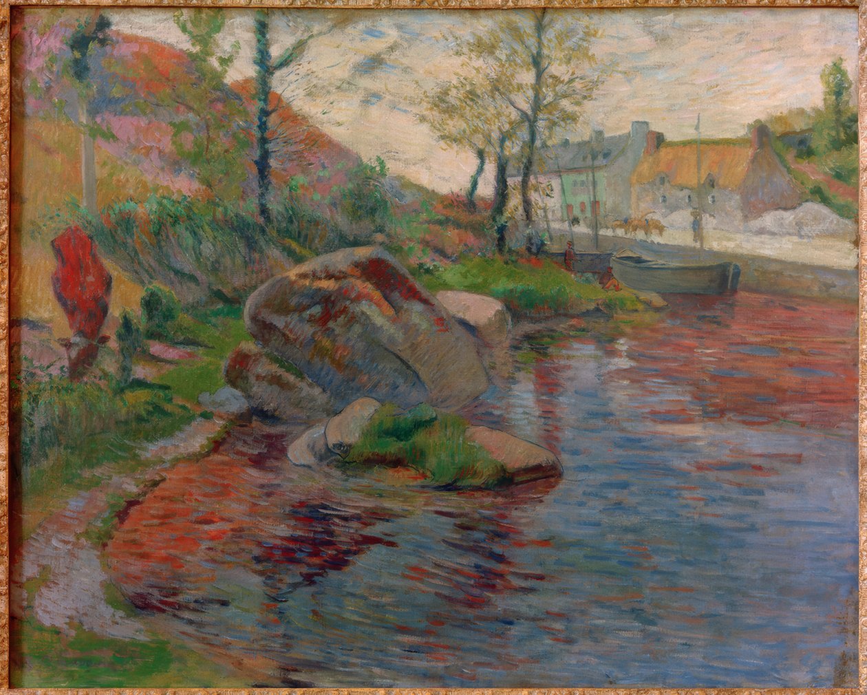 The Port of Pont-Aven by Paul Gauguin