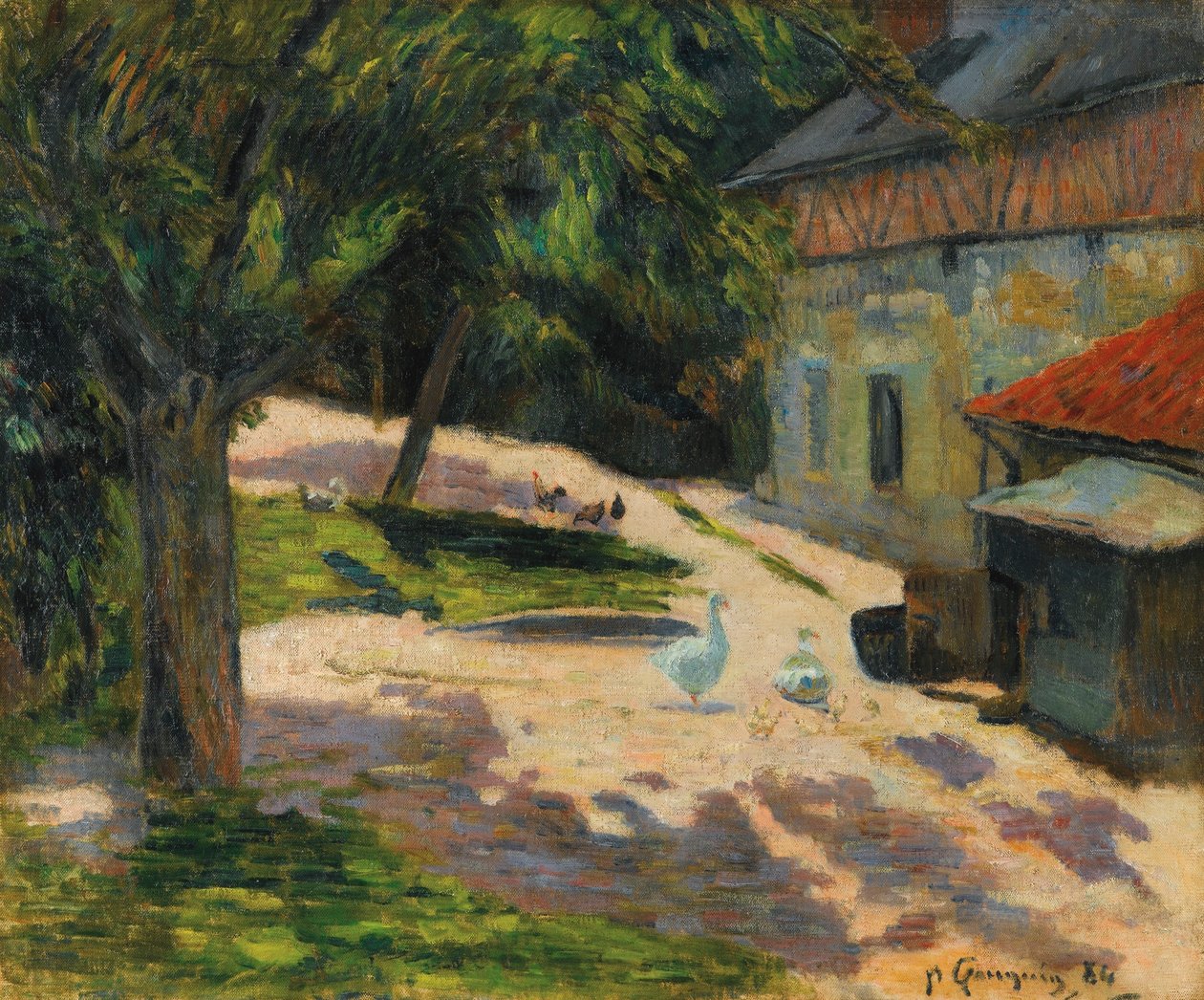 The Chicken Coop by Paul Gauguin